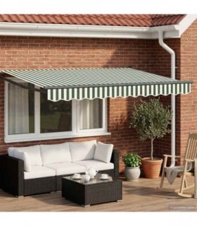 vidaXL Electric Retractable Awning 3 x 2.5 m