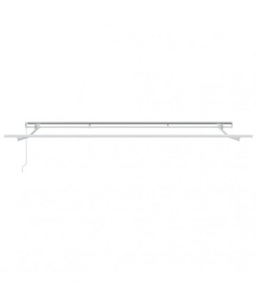 vidaXL Manual Retractable Awning Burgundy 500x300 cm