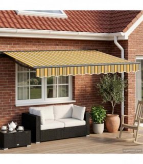 vidaXL Electric Retractable Awning 3.5 x 2.5 m