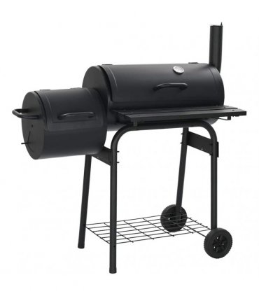 vidaXL Classic Charcoal BBQ Offset Smoker