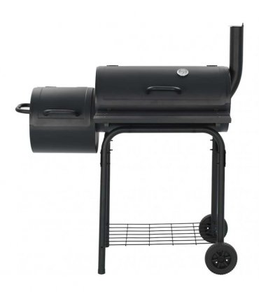 vidaXL Classic Charcoal BBQ Offset Smoker