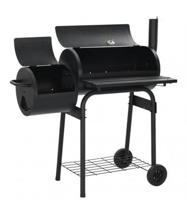 vidaXL Classic Charcoal BBQ Offset Smoker