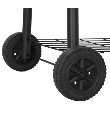vidaXL Classic Charcoal BBQ Offset Smoker