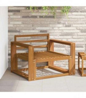 vidaXL Outdoor Middle Sofa Natural