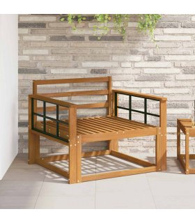 vidaXL Outdoor Middle Sofa Natural