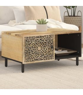 vidaXL Coffee Table 80x50x40 cm Solid Wood Mango