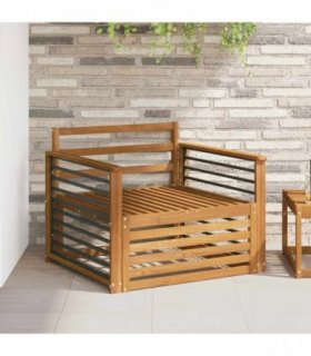 vidaXL 2 Piece Outdoor Sofa Natural