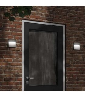 vidaXL Outdoor LED Wall Light Black Die-cast Aluminium