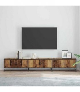 vidaXL TV Units 2 pcs Old Wood 240 x 35 x 41 cm Engineered wood
