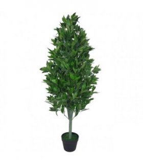 120cm Leaf Realistic Artificial Bay Cone Laurel Topiary