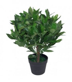 50cm Leaf Design UK Artificial Realistic Bay Laurel Topiary Ball Tree
