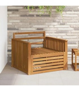vidaXL 2 Piece Outdoor Sofa Natural