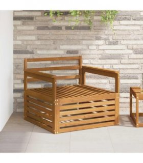 vidaXL 2 Piece Outdoor Sofa Natural