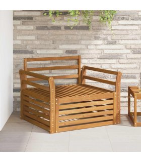 vidaXL 2 Piece Outdoor Sofa Natural