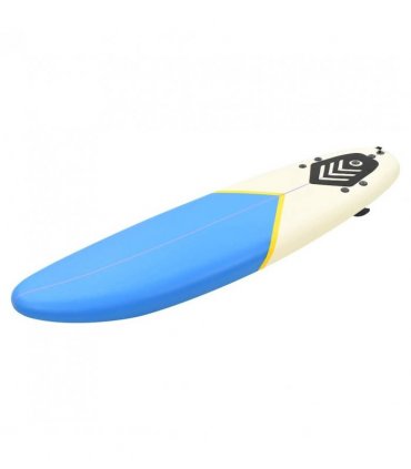 vidaXL Surfboard 170 cm Blue and Cream