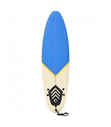 vidaXL Surfboard 170 cm Blue and Cream