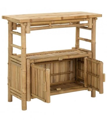 vidaXL Console Table with Shelf Natural 80 x 35 x 75 cm Bamboo