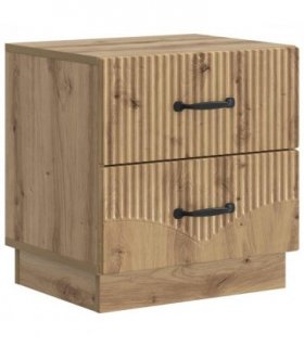 vidaXL Bedside Cabinet Artisan Oak 43 x 34.5 x 44.5 cm Engineered Wood