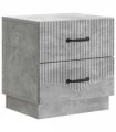 vidaXL Bedside Cabinet with Drawer Concrete Grey 43 x 34.5 x 44.5 cm