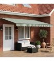 vidaXL Electric Retractable Awning 4.5 x 3 m