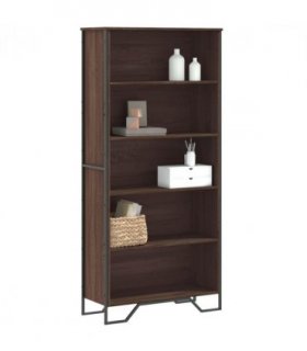 vidaXL Book Cabinet Brown Oak 80x31x169 cm Engineered wood