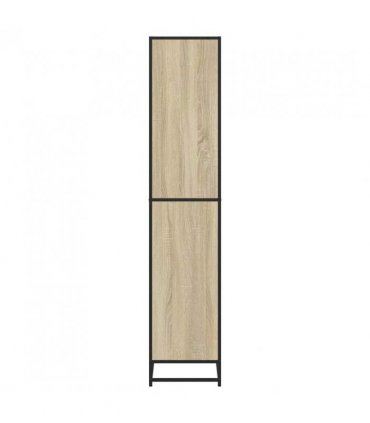 vidaXL Bookcase Sonoma Oak 80.5x35x170.5 cm Engineered Wood
