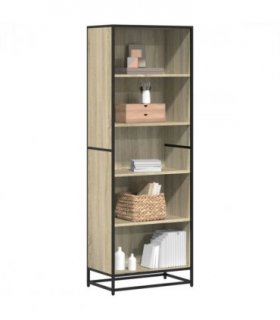 vidaXL Bookcase Sonoma Oak 60x35x170.5 cm Engineered Wood