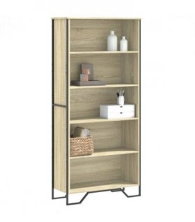 vidaXL Book Cabinet Sonoma Oak 80x31x169 cm Engineered wood
