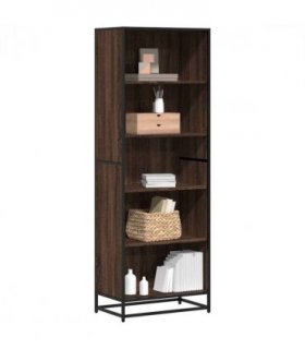 vidaXL Bookcase Brown Oak 60x35x170.5 cm Engineered Wood