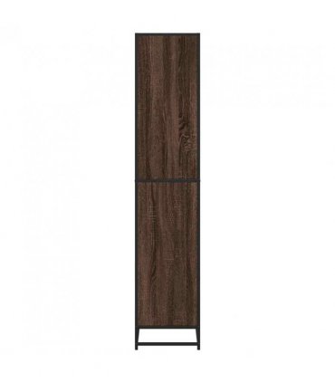 vidaXL Bookcase Brown Oak 80.5x35x170.5 cm Engineered Wood