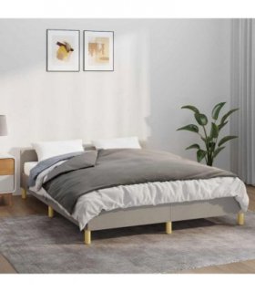 vidaXL Weighted Blanket With Cover | Grey | Fabric (100% cotton) | 120 x 180 cm