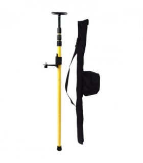 2.8 Meter Laser Leveling Telescoping Pole Adjustable Mounting Pole for Rotary and Line Lasers