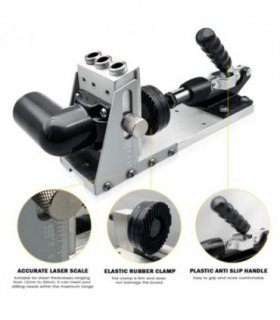 Wood Jig Pocket Hole Kit 12-33MM Drill Guide Carpentry Tool Woodworking Puncher