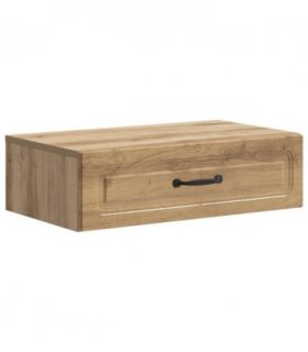vidaXL Wall-Mounted Side Table Artisan Oak 59 x 34.5 x 17 cm