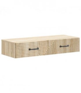 vidaXL Wall-Mounted Side Table Sonoma Oak 87.5 x 34.5 x 17 cm