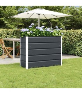 vidaXL Planter Anthracite 100 x 40 x 75 cm Steel
