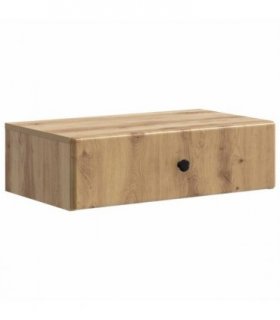 vidaXL Wall-Mounted Side Table Artisan Oak 59 x 34.5 x 17 cm