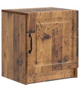vidaXL Bedside Cabinet Old Wood 43 x 34.5 x 47 cm Engineered Wood