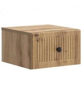 vidaXL Wall-Mounted Bedside Cabinet Artisan Oak 33 x 34.5 x 20 cm