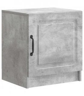vidaXL Bedside Cabinet Concrete Grey 43 x 34.5 x 47 cm Engineered Wood
