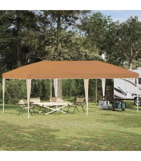 vidaXL Pop-up Party Tent 575 x 290 x 245 cm Beige