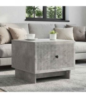 vidaXL Coffee Table Concrete Grey 49 x 50 x 40 cm Engineered Wood