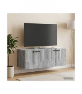 vidaXL Wall-Mounted TV Cabinet Grey Sonoma 78.5 x 31 x 30 cm