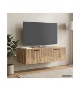 vidaXL Wall-Mounted TV Cabinet Artisan Oak 98 x 41 x 30 cm