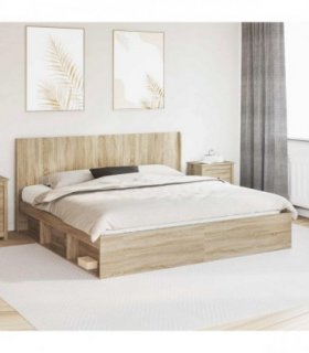 vidaXL Headboard Sonoma Oak Engineered Wood