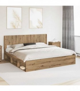 vidaXL Headboard Artisan Oak PB