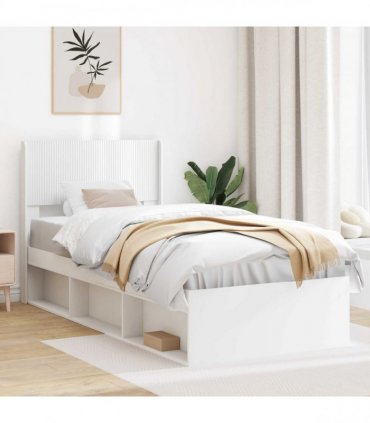 vidaXL Headboard White PB