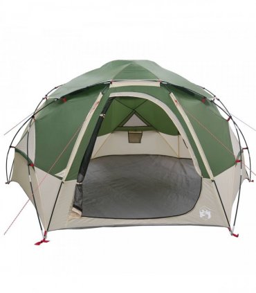 vidaXL Dome Tent with Removable Rainfly Green 4-Person