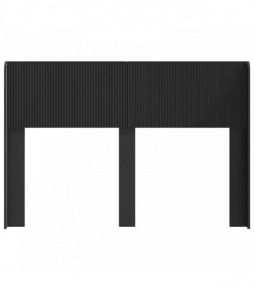 vidaXL Headboard Black PB