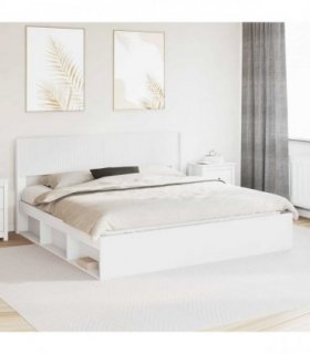 vidaXL Headboard White PB